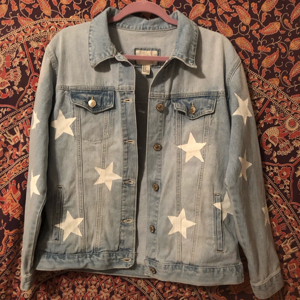custom star jacket on hold!